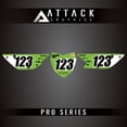 thumbnail image 1 of Attack Graphics Pro Series Number Plate Backgrounds for Kawasaki KLX110 2016, 1 of 4
