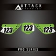 thumbnail image 1 of Attack Graphics Pro Series Number Plate Backgrounds for Kawasaki KX100 2005, 1 of 3