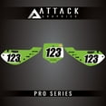 thumbnail image 1 of Attack Graphics Pro Series Number Plate Backgrounds for Kawasaki KX65 2009, 1 of 4
