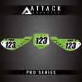 thumbnail image 1 of Attack Graphics Pro Series Number Plate Backgrounds for Kawasaki KX65 2011, 1 of 4