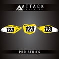 thumbnail image 1 of Attack Graphics Pro Series Number Plate Backgrounds for Suzuki RMZ250 2010, 1 of 4