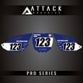 thumbnail image 1 of Attack Graphics Pro Series Number Plate Backgrounds for Yamaha YZ250 2016, 1 of 2
