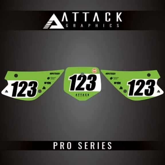 Attack Graphics Pro Series Number Plate Backgrounds