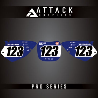 Attack Graphics Pro Series Number Plate Backgrounds