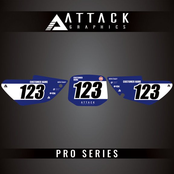 Attack Graphics Pro Series Number Plate Backgrounds