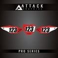 thumbnail image 1 of Attack Graphics Pro Series Restyle Number Plate Backgrounds Polisport MX Restyling Kit for Honda CR250R 2002, 1 of 4