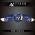 thumbnail image 1 of Attack Graphics 2069890014-d13355-19 Pro Series Restyle Number Plate Backgrounds Compatible with Polisport MX Restyling Kit for Yamaha YZ125 2019, 1 of 4