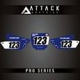 thumbnail image 1 of Attack Graphics Pro Series Restyle Number Plate Backgrounds UFO Restyle Plastic Kit for Yamaha YZ125 2005, 1 of 4