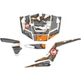 thumbnail image 1 of Attack Graphics Quake Complete UTV Graphics Kit Orange/Dark Grey/White for Polaris RZR S 1000 EPS 2020, 1 of 2