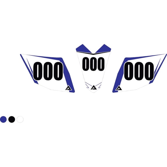 Attack Graphics Recruit 3 Plate ATV Background Kit for Yamaha YFZ 450 2008