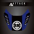 thumbnail image 1 of Attack Graphics Renegade Front Fender Decal YZ Blue For Yamaha YZ250F 2001-2005, 1 of 2