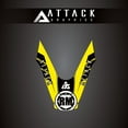 thumbnail image 1 of Attack Graphics Renegade Front Fender Decal Yellow for Husqvarna FC 450 2023-2024, 1 of 2