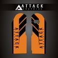 thumbnail image 1 of Attack Graphics Renegade Lower Fork Guard Decal Orange for KTM 380 SX 2000-2002, 1 of 2