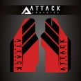 thumbnail image 1 of Attack Graphics Renegade Lower Fork Guard Decal Red for Honda CRF250R 2004-2017, 1 of 2