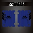 thumbnail image 1 of Attack Graphics 207-128-0002 Renegade Radiator Louver Decals - YZ Blue, 1 of 4
