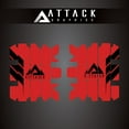 thumbnail image 1 of Attack Graphics Renegade Radiator Louver Decals Red, 1 of 4