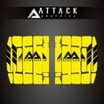 thumbnail image 1 of Attack Graphics Renegade Radiator Louver Decals Yellow for KTM 250 XC-W (Fuel Injected) 2020-2023, 1 of 2