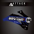 thumbnail image 1 of Attack Graphics Renegade Radiator Shroud Decal Blue for Yamaha YZ450F 2006, 1 of 1