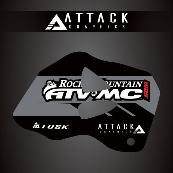 Attack Graphics 207-124-0042 Renegade Radiator Shroud Decal IMS 4.0 Gallon Grey