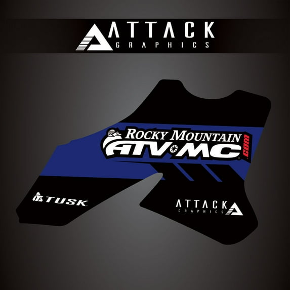 Attack Graphics 207-124-0043 Renegade Radiator Shroud Decal IMS 4.7 Gallon YZ Blue