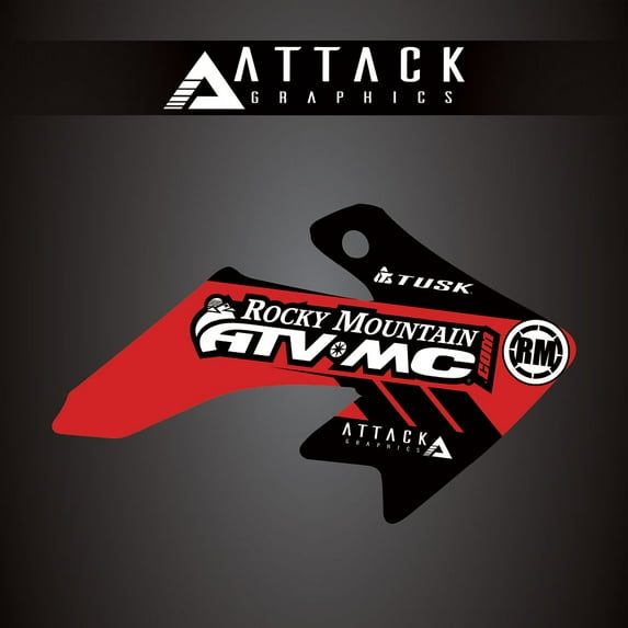 Attack Graphics 207-124-0004 Renegade Radiator Shroud Decal CR Red