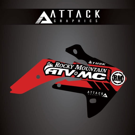 Attack Graphics 207-124-0031 Renegade Radiator Shroud Decal - CR Red
