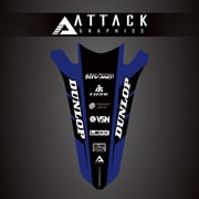 Attack Graphics Renegade Rear Fender Decal YZ Blue For Yamaha YZ250X 2023-2026
