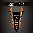 thumbnail image 1 of Attack Graphics Renegade Rear Fender Decal Orange for KTM 450 SX-F 2016-2018, 1 of 2