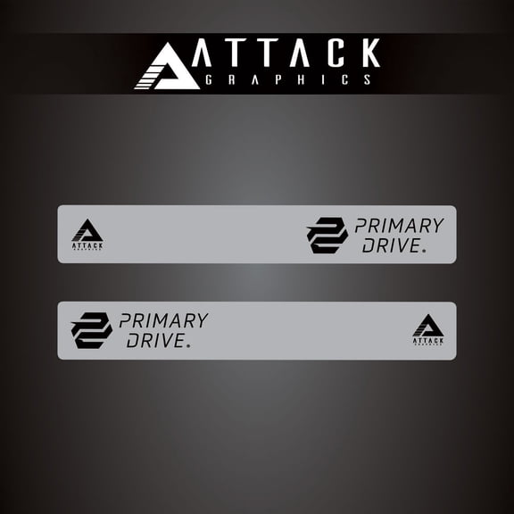 Attack Graphics Renegade Swing Arm Decal Grey for Ktm 125 Sx 1998-2006