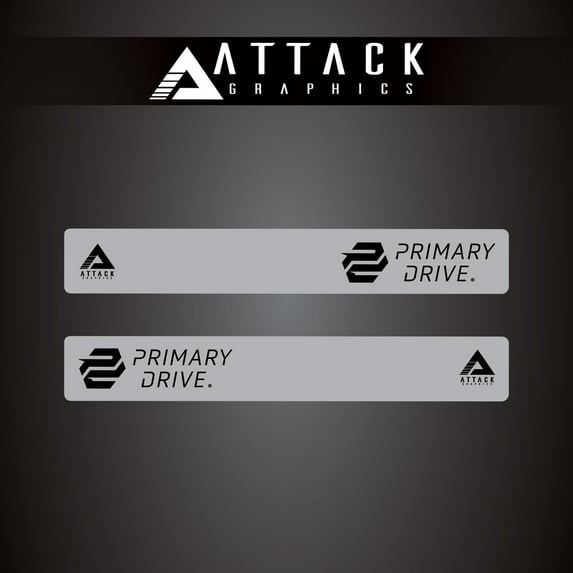 Attack Graphics Renegade Swing Arm Decal Grey for Ktm 200 Xc-W 2006-2007