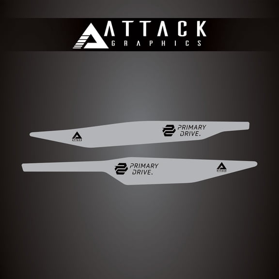 Attack Graphics Renegade Swing Arm Decal Grey for Ktm 250 Sx 2007-2010