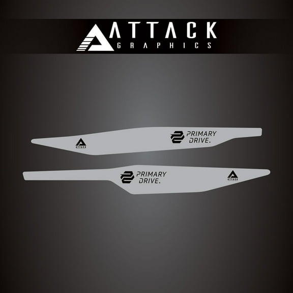 Attack Graphics Renegade Swing Arm Decal Grey for Ktm 450 Exc-R 2008-2011