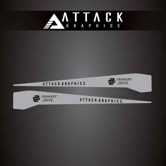 Attack Graphics Renegade Swing Arm Decal Grey for Beta 480 RR Race Edition 2023-2024
