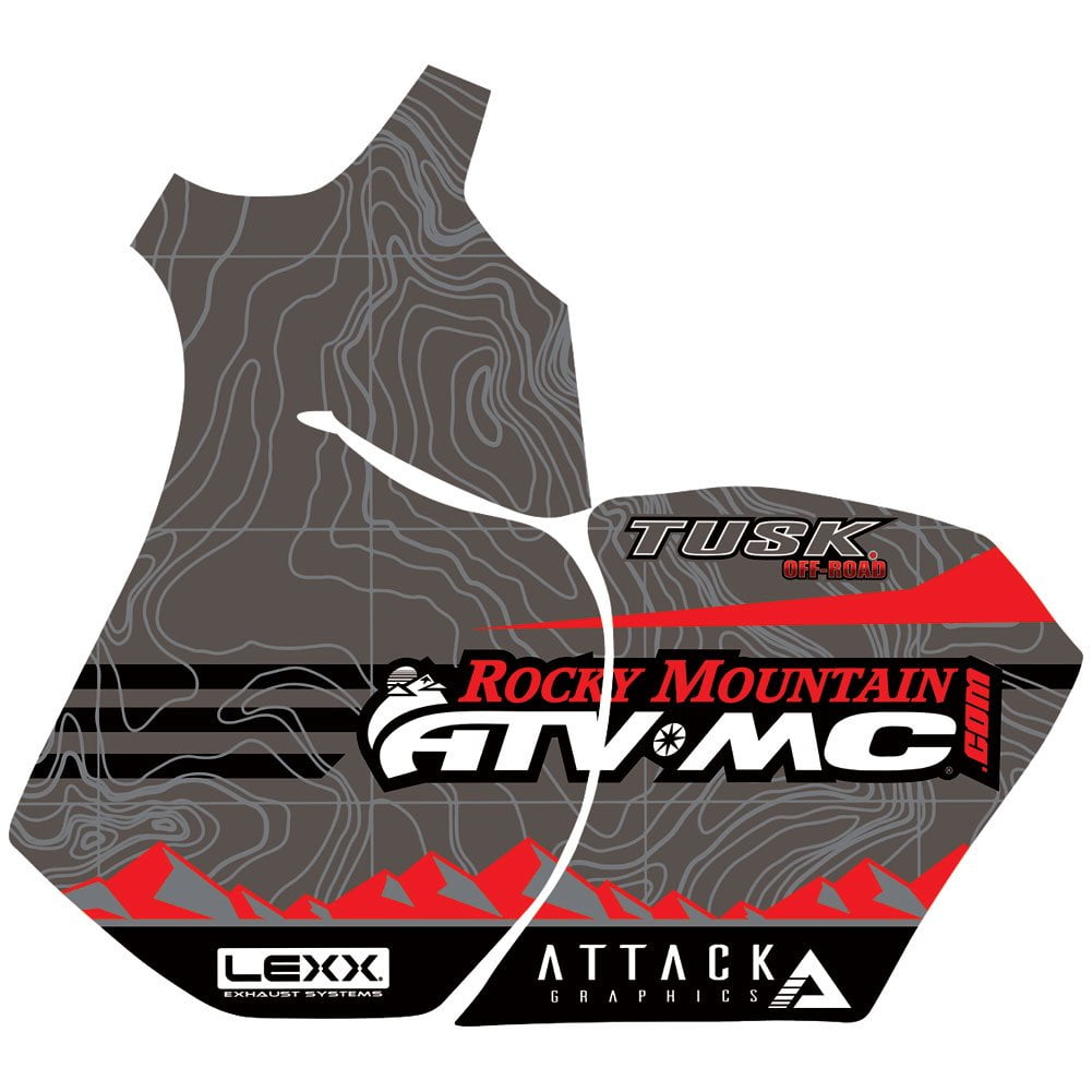 Attack Graphics Traverse Radiator Shroud Decals Safari Fuel Tank Grey ...