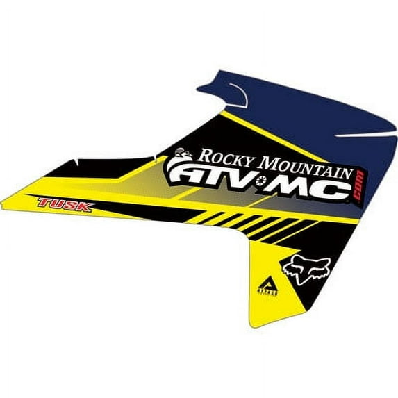 Attack Graphics Turbine Radiator Shroud Decal Blue/Yellow for Husqvarna FE 250 2017-2018
