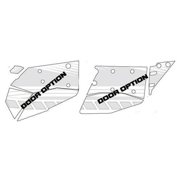 Attack Graphics UTV Door Graphic Polaris Lower Half Doors