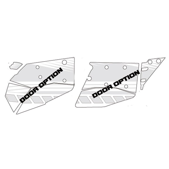 Attack Graphics UTV Door Graphic Polaris Lower Half Doors