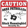 thumbnail image 1 of Attack Hummingbird Sign, 1 of 1