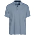 thumbnail image 1 of Attack Life By Greg Norman Men's Feeder Striped Polo Casual Shirt Blue Size XX-Large, 1 of 2