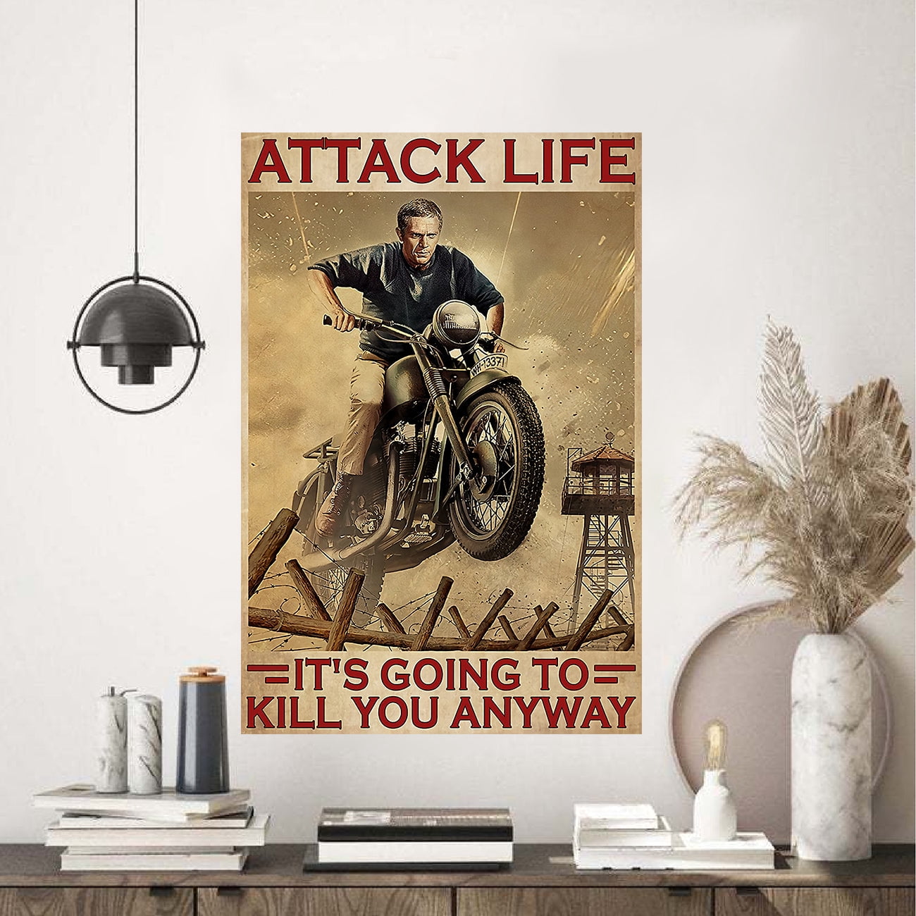 Life Kill Attack Life It's Going To Kill You Anyway Poster 11 x 17 Inch Poster ...