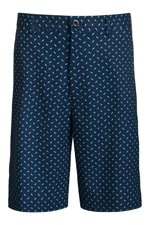 Men's Metal Print Shorts Navy Size 34