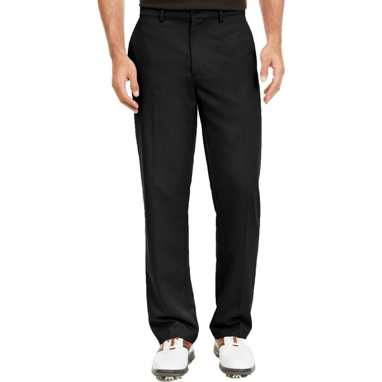 Attack Life by Greg Norman Men's Moisture Wicking Professional Dress Pants  Black Size 33X30 