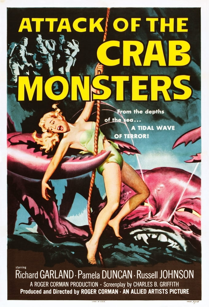 Attack Of The Crab Monsters Canvas Art - (11 x 17)