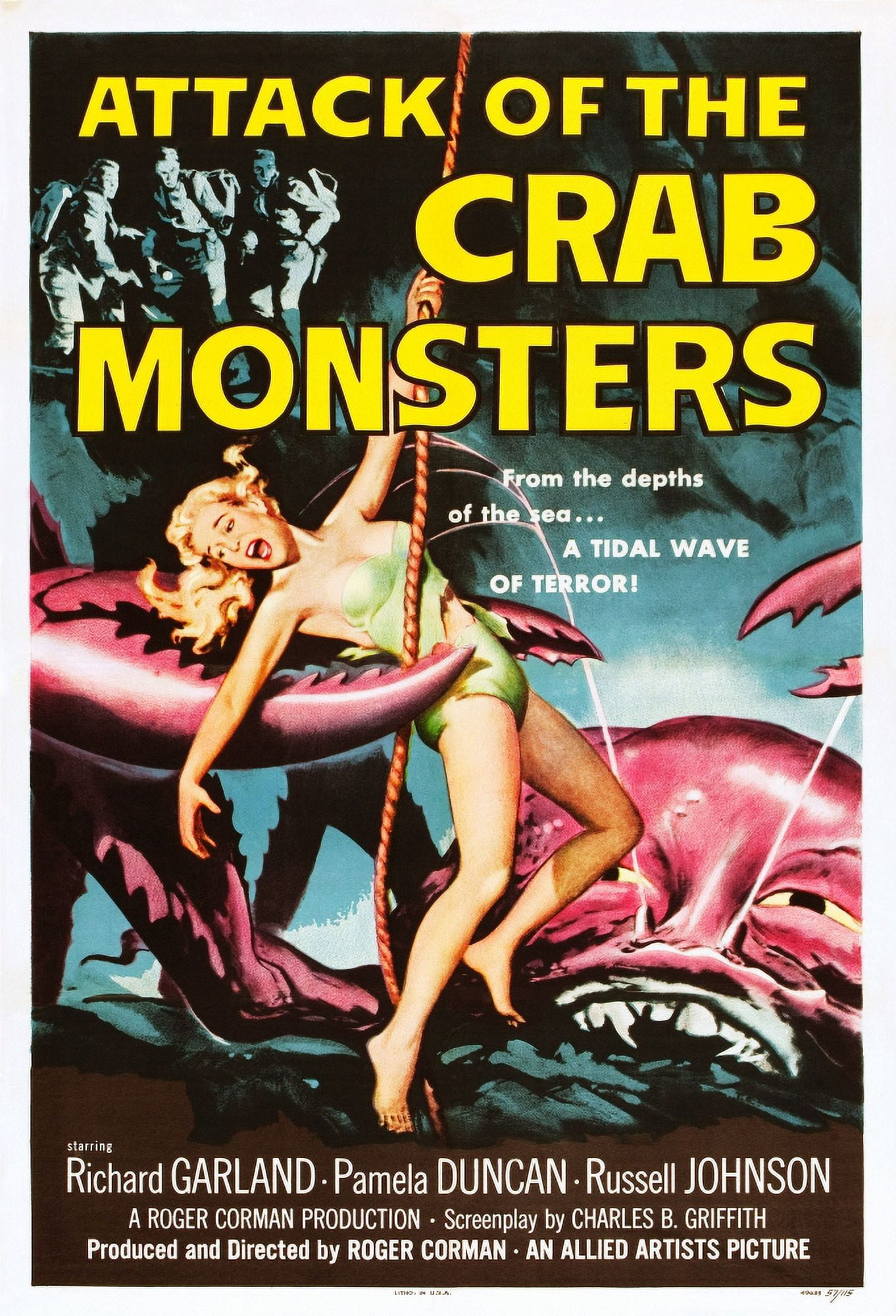 Attack Of The Crab Monsters Canvas Art - (24 x 36)