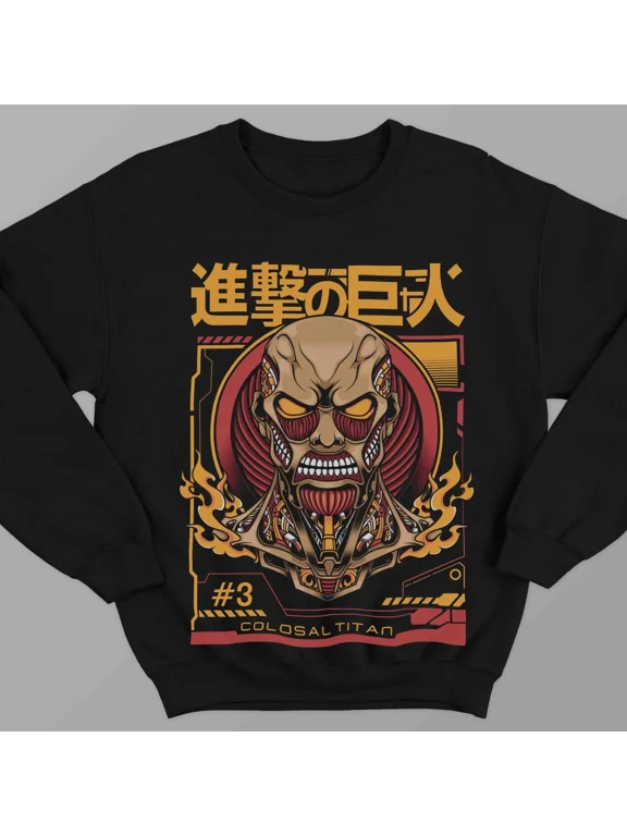 Attack On Titan Armin Arlert Sweatshirt, Cozy Anime Manga Sweatshirt Sizes S-5Xl GooGate