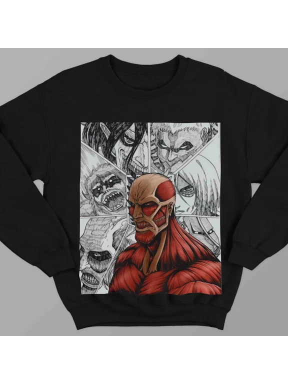 Attack On Titan Armin Arlert Sweatshirt, Cozy Anime Manga Sweatshirt Sizes S-5Xl GooGate