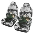 thumbnail image 1 of Attack On Titan Auto Seat Covers 2pcs Car Seat Protectors Non-Slip Vehicle Seat Cushions Stylish Protective Car Seat Covers, 1 of 9