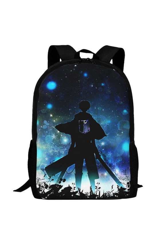 Attack On Titan Backpack,3d Print Laptop Backpack Lightweight Casual Daypack Bookbag Multi-Function Travel Backpack 16.5 In