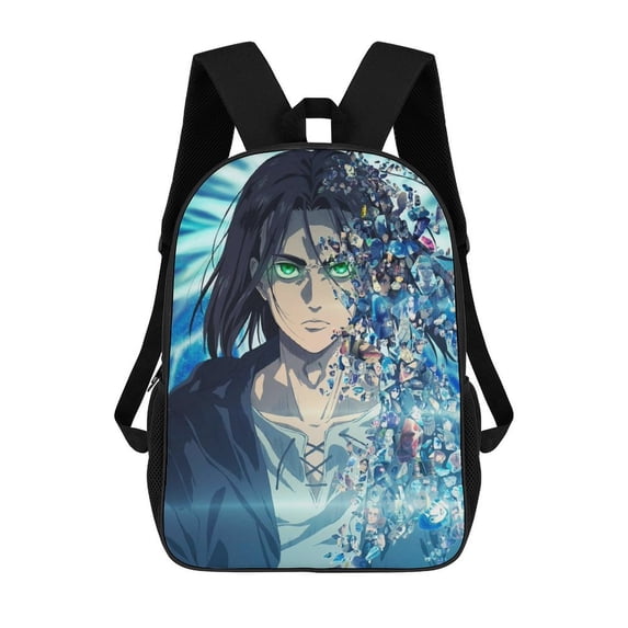 Attack On Titan Backpack Rucksack Book Bag Schoolbag Shoulder Bag Casual Hiking Daypack 17 Inch