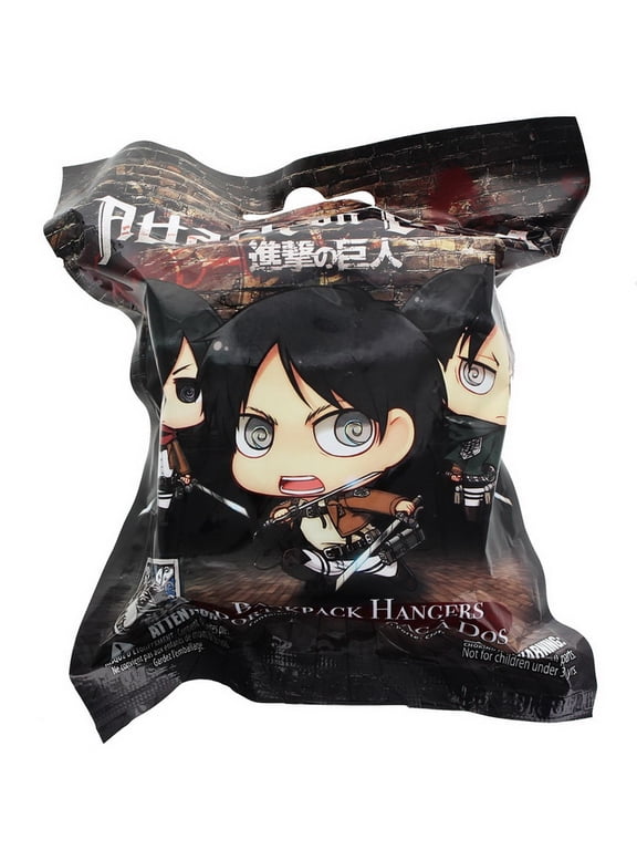 SRE-64964-C Attack on Titan Blind Bag Backpack Hangers, One Random
